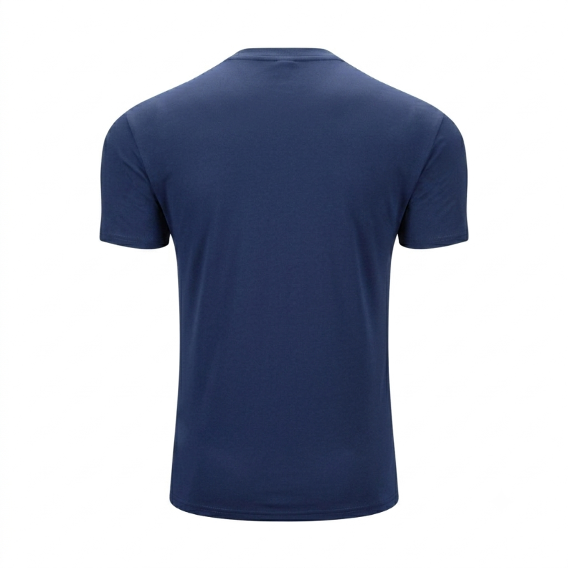 Road S/S Cotton T-Shirt - Navy